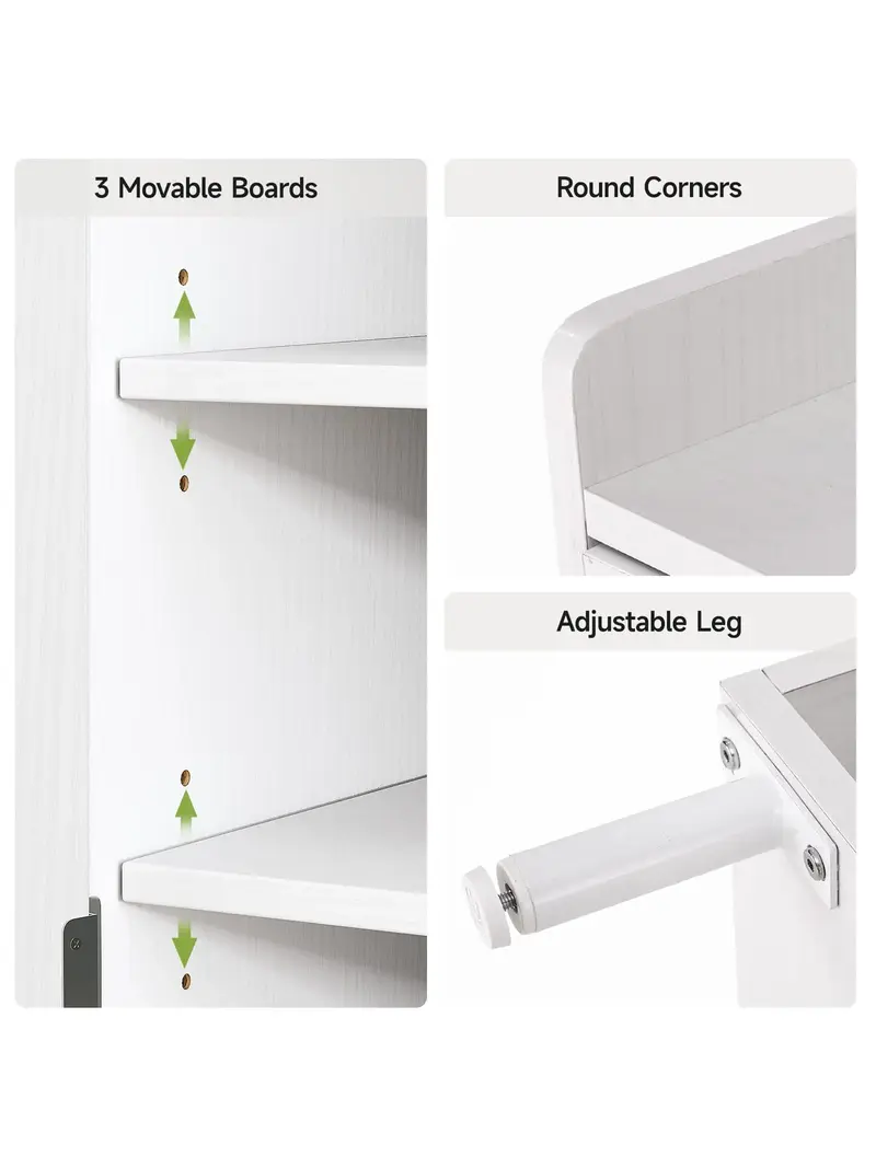 【Capacidad para 18-24 pares y estantes ajustables】Zapatero estilo granja ONBRILL de 7+1 niveles; mueble zapatero moderno de 45 pulgadas de alto con patas de metal; organizador de calzado para recibidor, entrada, sala de estar o dormitorio; regalo de Navid