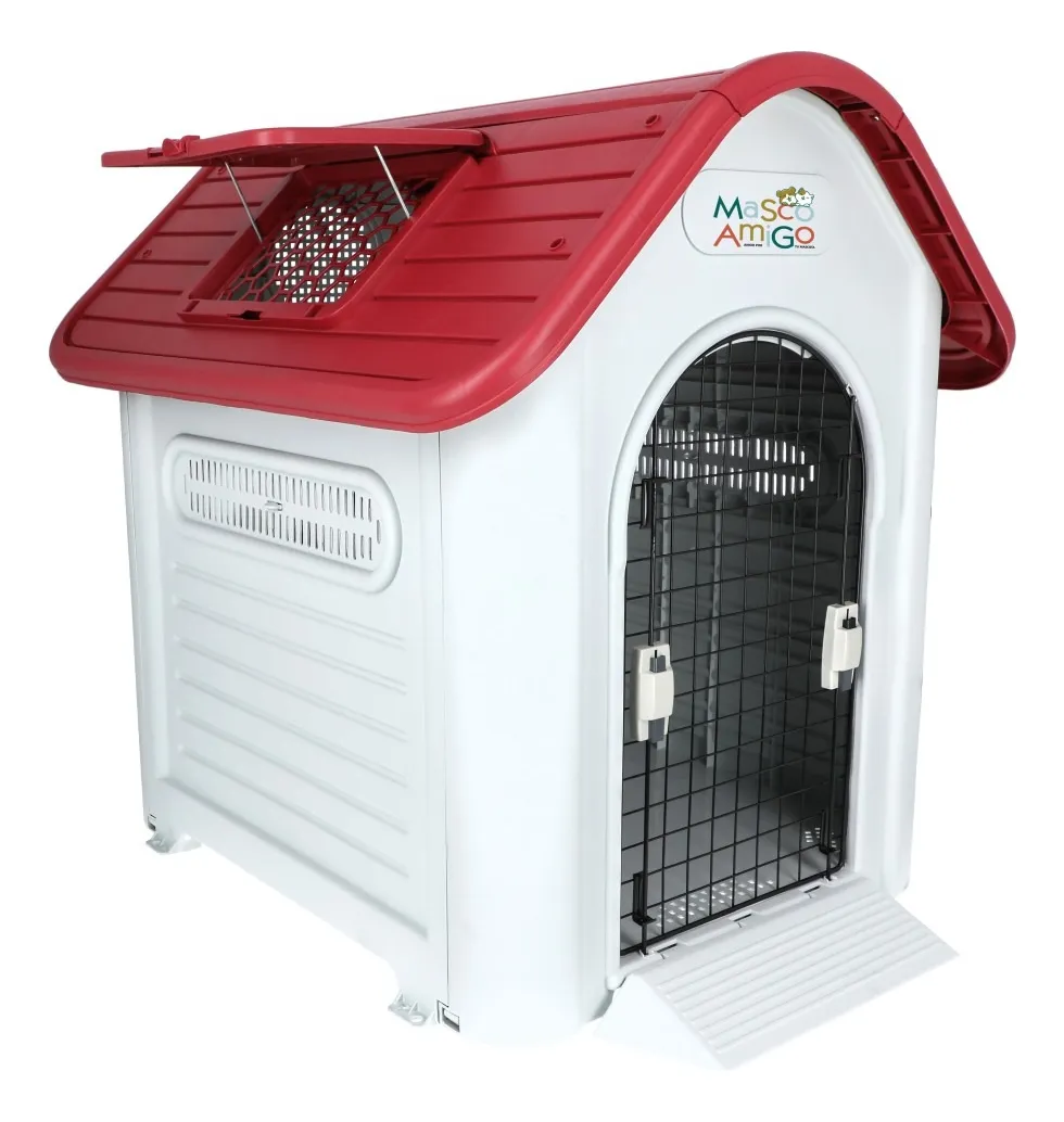 Casa Para Perro Razas Grandes Con Puerta Térmica Mascoamigo