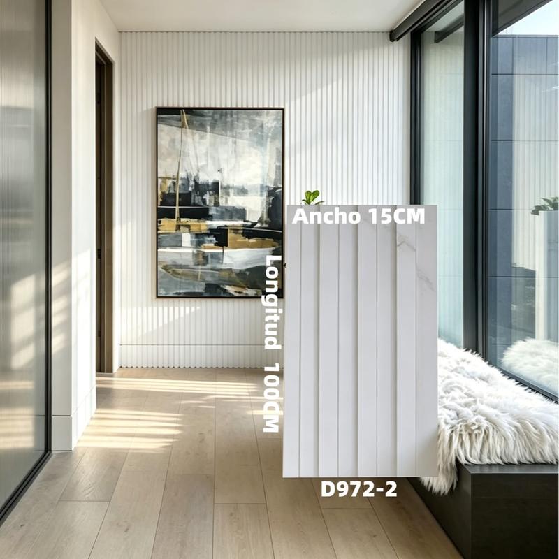 20 pz Lambrin 3D, Material PVC y Grano de Madera, 1mx17cm, Facil Instalacion, Panel Decorativo Para Pared, Grano de Madera, Lambrin Decorativo, Mejoras del Hogar, Decoracion Habitacion, Sala de Estar, Cocina