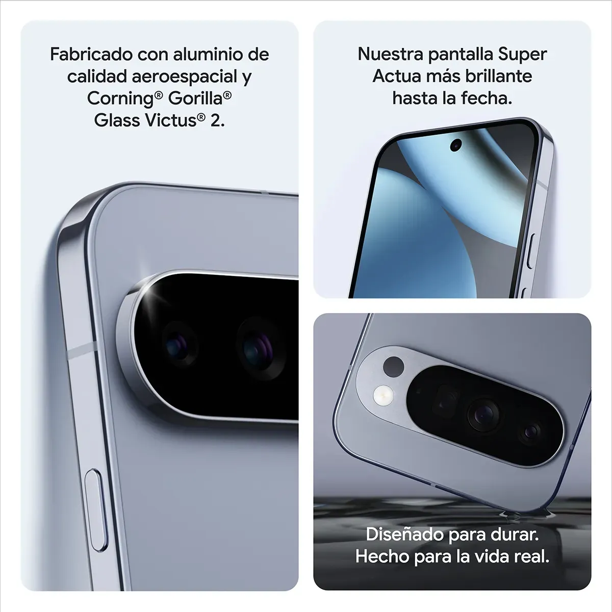 Google Pixel 10 Pro Xl 256 Gb Piedra Lunar 6.8 Con Gemini