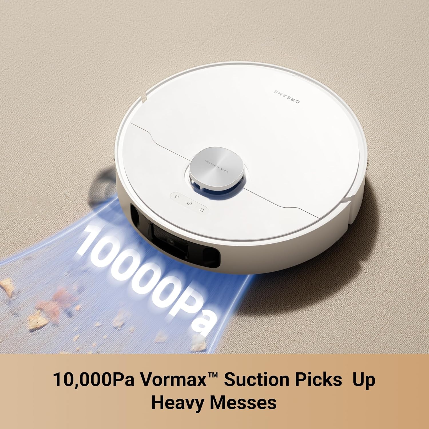 DREAME L10s Ultra Gen 2 Robot Aspirador y Fregona, succión de 10,000 Pa, tecnología MopExtend, estación base todo en uno, autovaciado de 75 días, fregona con autolavado y secado, prevención