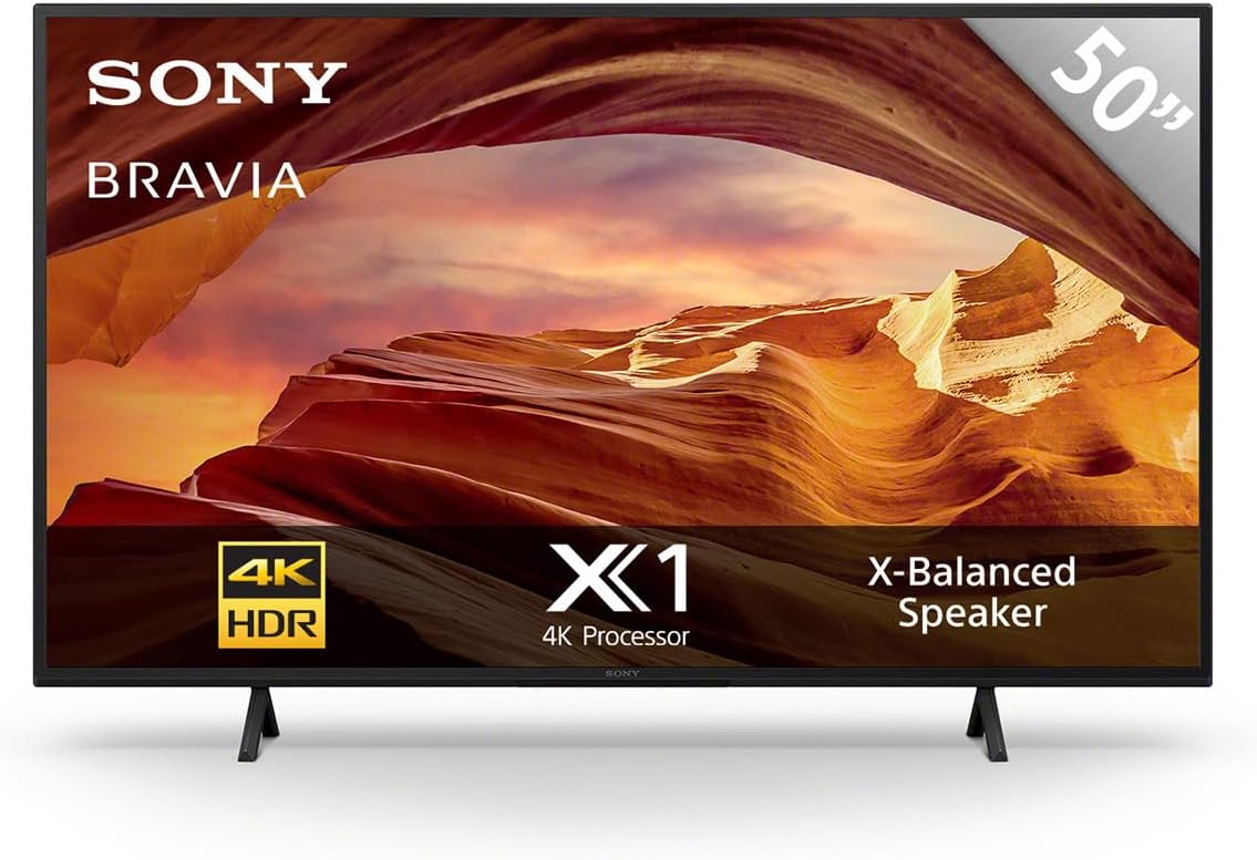 Sony Pantalla 50 Pulgadas KD-50X77L BRAVIA LED 4K UHD Smart Google TV