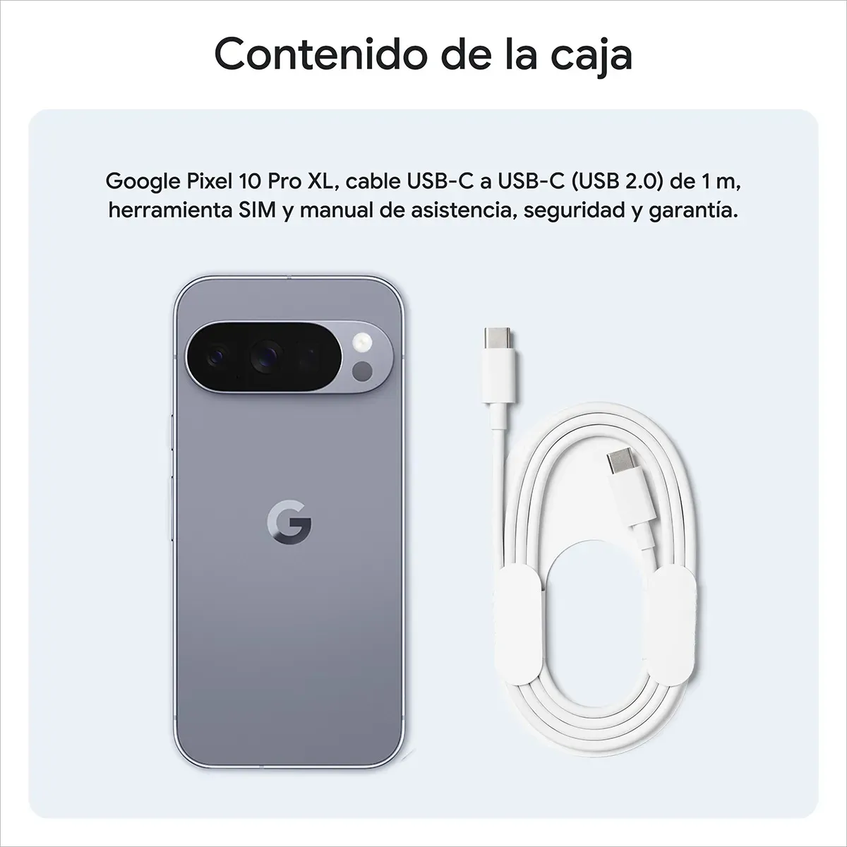 Google Pixel 10 Pro Xl 256 Gb Piedra Lunar 6.8 Con Gemini