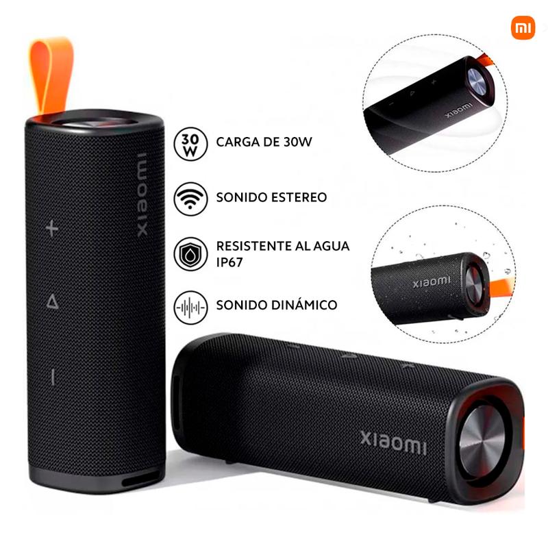 Sound Outdoor Bocina Portátil Bluetooth 5.4 Resistente al Agua y Polvo IP7 Potencia de 30W hasta 12h de Bateria Estereo TWS en Combo Sonido Potente para Exterior1 Mdz-38-db con Bluetooth