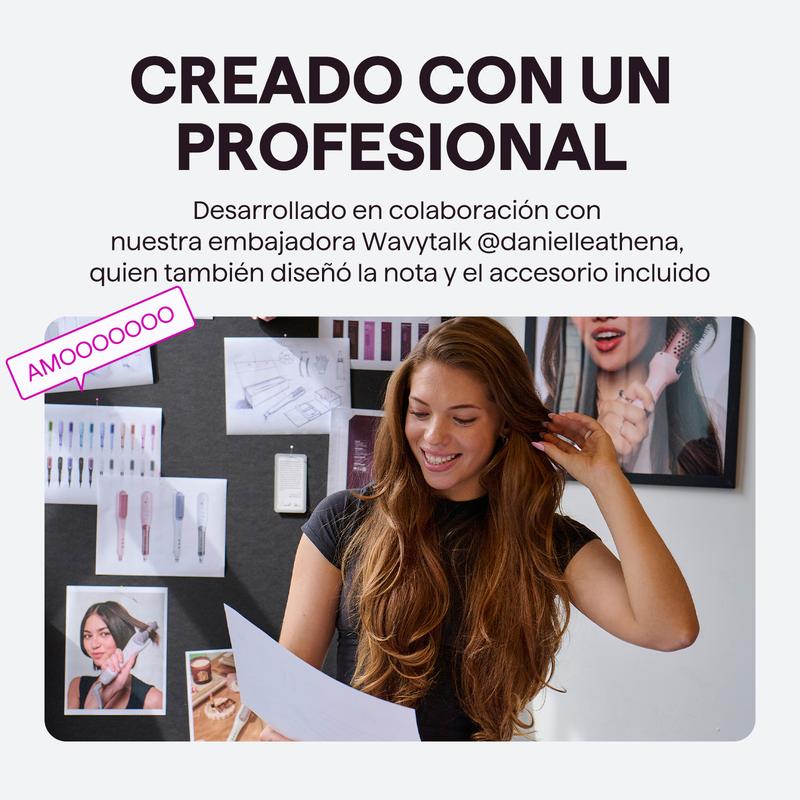 Wavytalk Steamline Pro Cepillo Alisador con Vapor 3 en 1