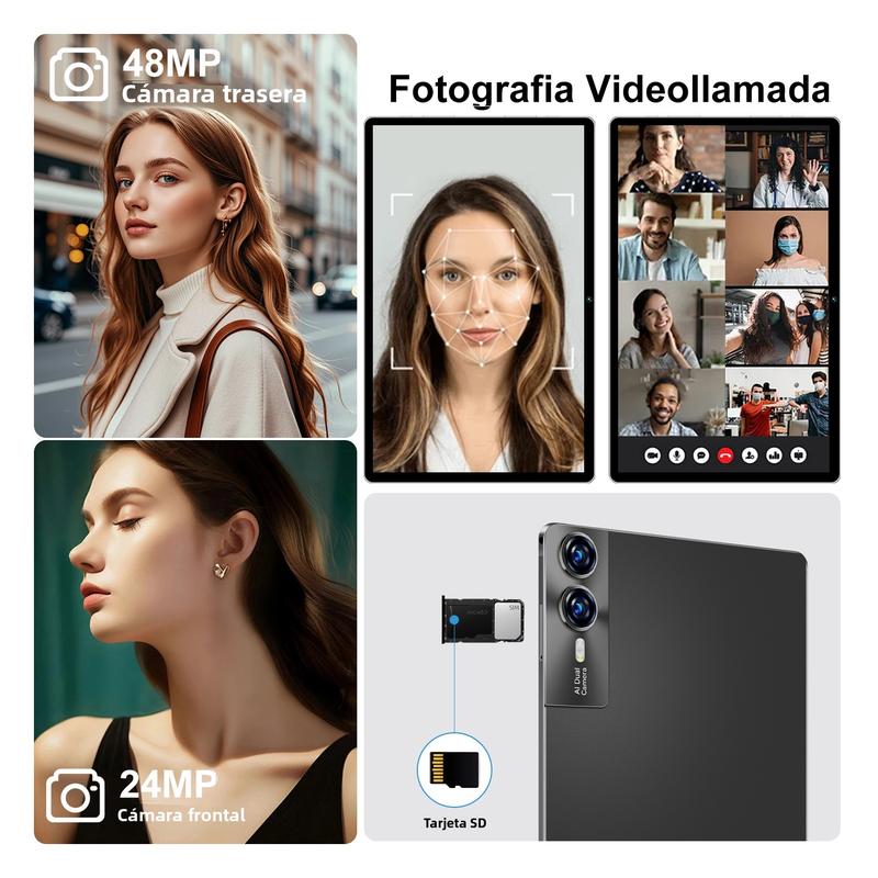 Galaxy Tableta S12 Nuevo Galaxy Modelo 2026 de 11.6 Pulgadas [16 GB + 1 TB] | Pantalla OLED Color Real 120 Hz, Tecnología Similar a PCI | Ultra Delgada | Alta Definición | Ideal para Oficina y Entretenimiento | Wi-Fi y Bluetooth con Cámara