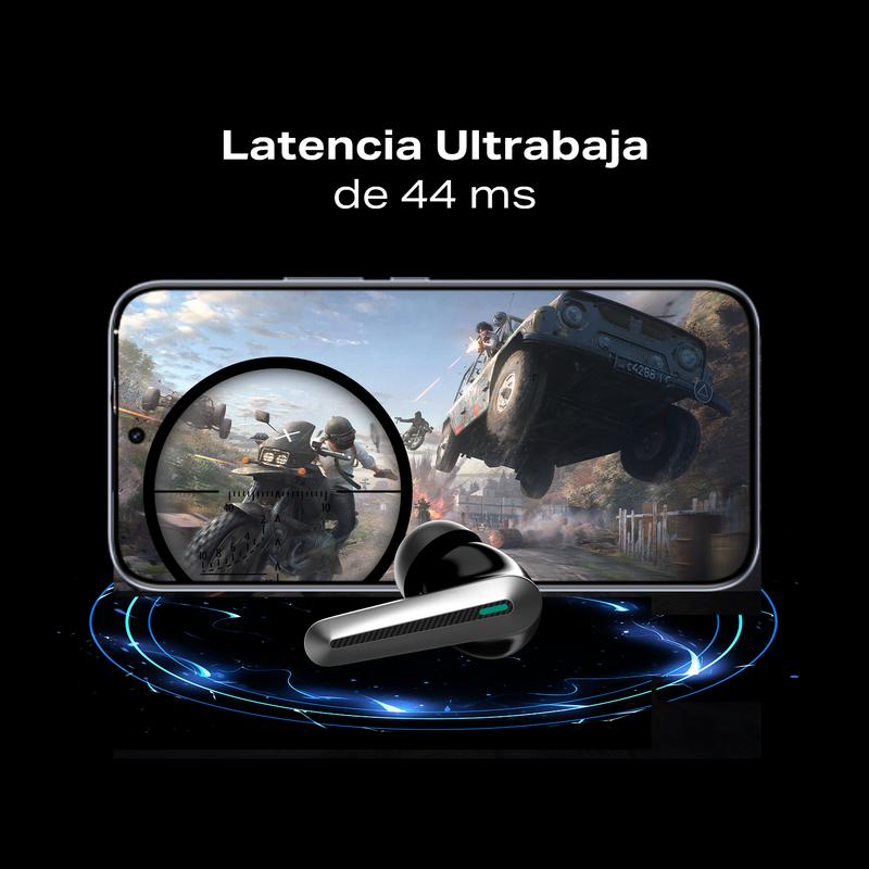 INFINIX GTBUDS 4/GTBUDS 5 Auriculares Inalámbricos Bluetooth con Cancelación Activa de Ruido 30 dB, ENC IA de 4 Micrófonos, Carga Rápida 10 Min = 2H, Hasta 34H de Batería- Mayo Venta Quincenal / Día de la Madre Campaign, Hot Sale x Mayo Venta Quincenal Ca