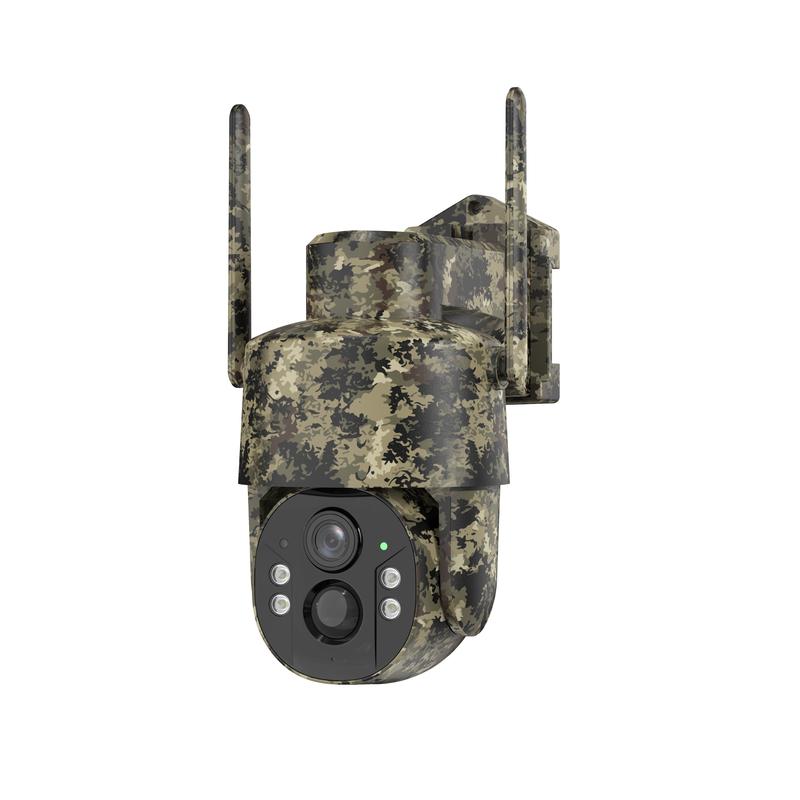[SummerWins] Cámara de seguridad 4G alimentada por energía solar CB174S, visión nocturna en color 4MP HD, tarjeta SIM integrada, cámara para exteriores sin Wi‑Fi para granja/hogar con resistencia al agua IP65, servicio de datos 4G LTE requiere activar Sum