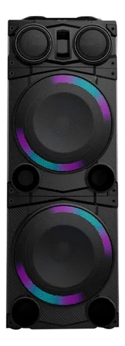 Bocina Doble 2500w Rms Awpoc10l Aiwa Color Negro