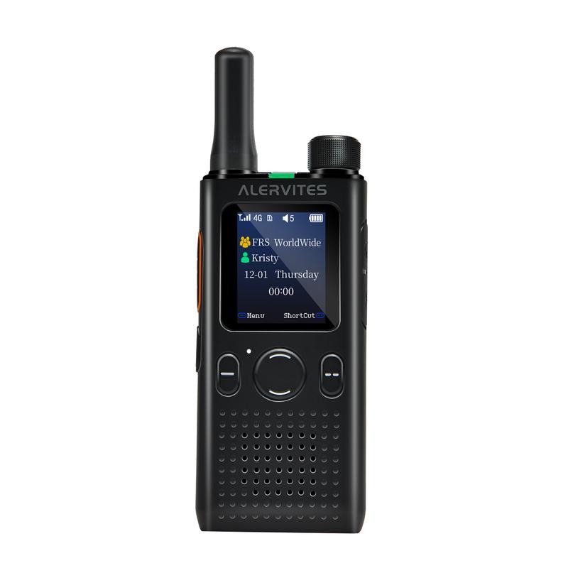 (FABRICADO POR BAOFENG)AT1 Walkie Talkie PoC 4G con app móvil gratuita de por vida. Comunicación privada de larga distancia, control en segundo plano, historial de chat encriptado y alcance de más de 5000 millas. Ideal para trabajo, seguridad, logística, 