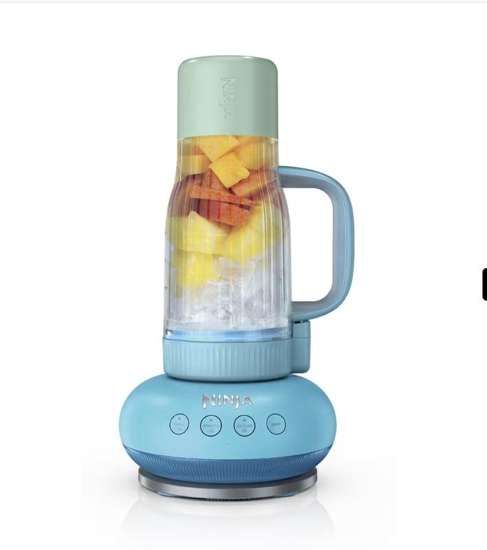 Licuadora Personal Ninja BlendBOSS con Vaso Portátil de 770 mL y Popote Removible, 1200 W, 3 Programas Auto-iQ
