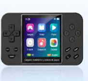 Consola de Juegos Portátil y Power Bank 2 en 1, Batería Magnética de 5000mAh con Carga Inalámbrica Rápida de 20W, Más de 6000 Juegos Retro Clásicos