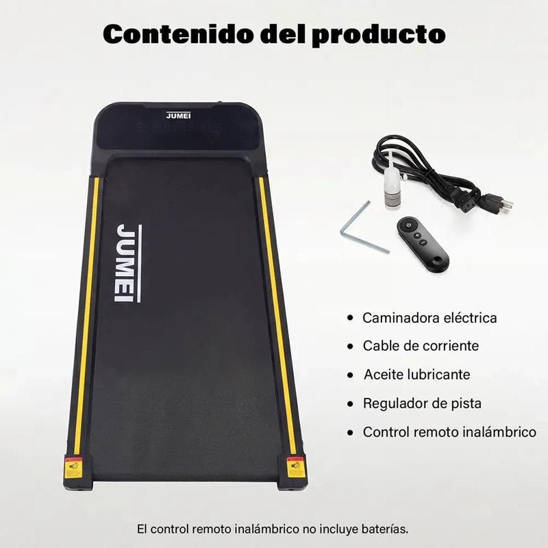 Caminadora Eléctrica Jumei 2HP con Inclinación, Velocidad 1‑10 Km/h, Carga Máxima 120 Kg