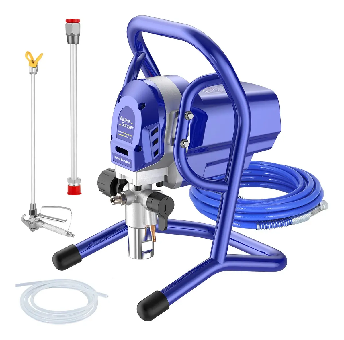 Máquina para pintar 3625 psi Kozfule Paint Casa Airless Pistola De Pintura Eléctrica, Pulverizador Eléctrico Equipo Profesional Toolor Con Tubo 10m Y Boquilla 515