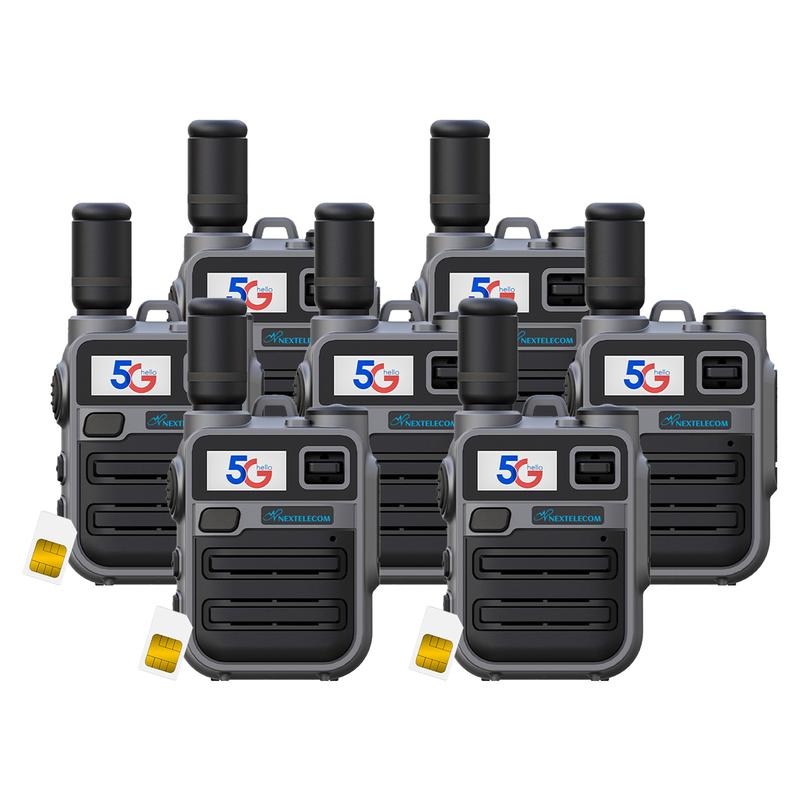 Walkie-talkies K28  5G POC, alcance ilimitado, Radio de red pública, sin cuotas SIM de por vida，radio portátil bidireccional, comunicación bidireccional para adultos, pulsar para hablar (PTT), batería recargable de larga duración, carcasa metálica resiste