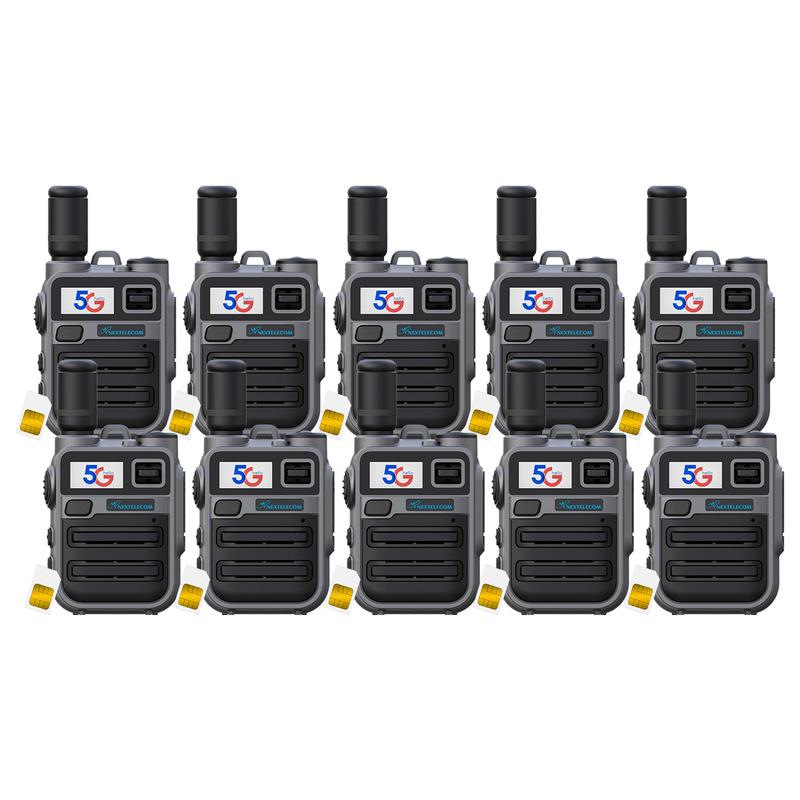Walkie-talkies K28  5G POC, alcance ilimitado, Radio de red pública, sin cuotas SIM de por vida，radio portátil bidireccional, comunicación bidireccional para adultos, pulsar para hablar (PTT), batería recargable de larga duración, carcasa metálica resiste