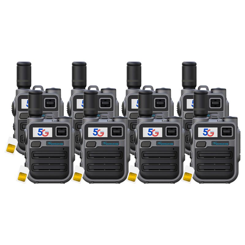 Walkie-talkies K28  5G POC, alcance ilimitado, Radio de red pública, sin cuotas SIM de por vida，radio portátil bidireccional, comunicación bidireccional para adultos, pulsar para hablar (PTT), batería recargable de larga duración, carcasa metálica resiste