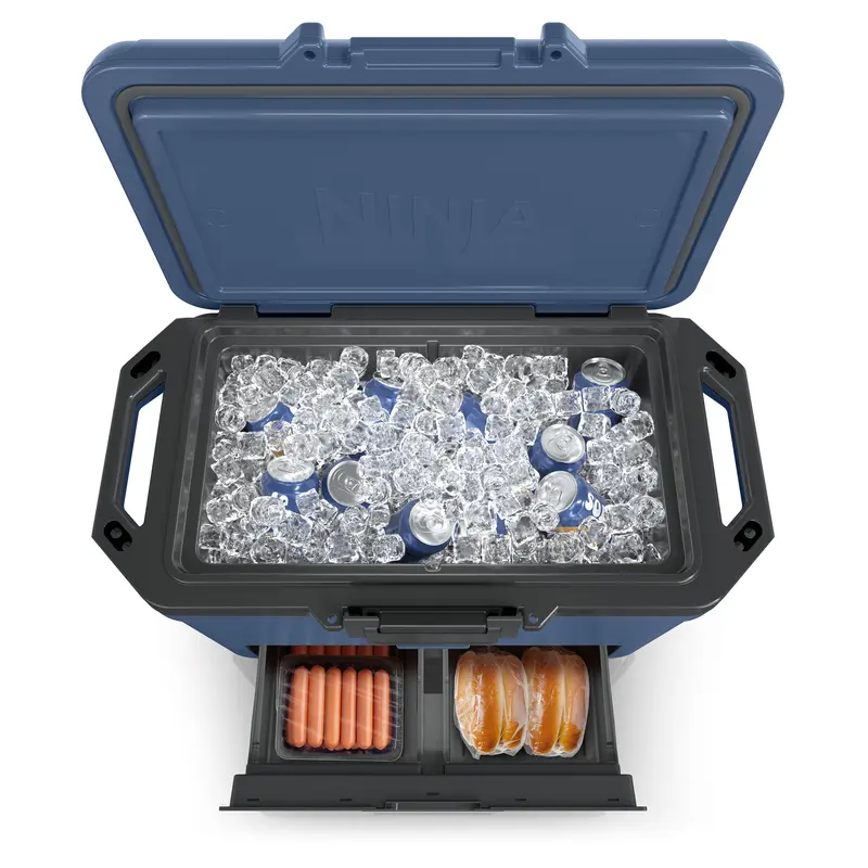 Nevera rígida Ninja FrostVault de 50 cuartos (aprox. 47 L) con zona seca - FB151