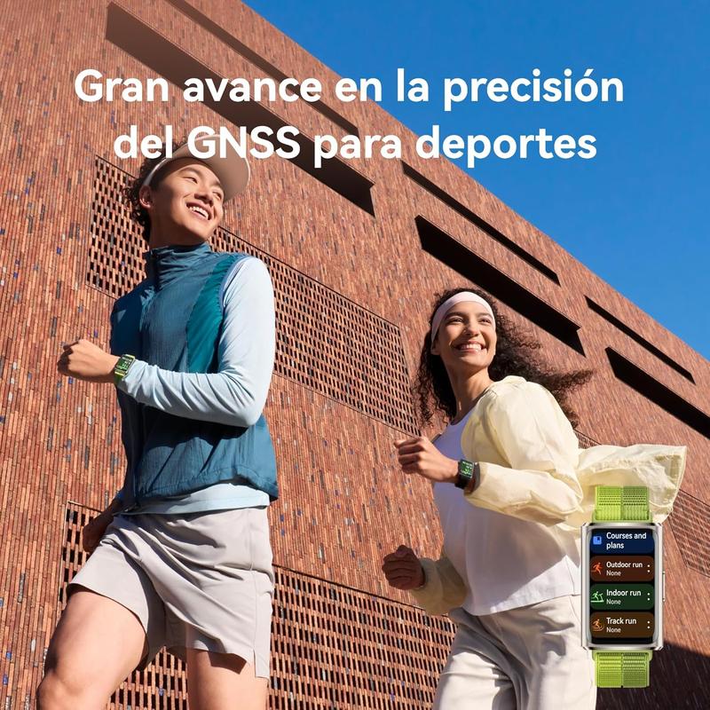 HW Band 11 Pro Smartwatch con GPS, Caja de Aleación de Aluminio, Gran Pantalla de 1.62", Frecuencia Cardíaca y SPO₂, Nuevo Monitoreo de Sueño, Bienestar Emocional, Android & iOS, Azul