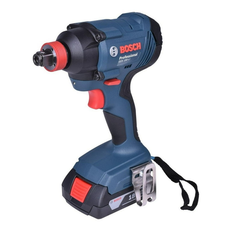 Taladro + Atornillador Inalám Gsb 180-li + Gdx 180 Li Bosch BOSCH 06019G52G2-destornillador