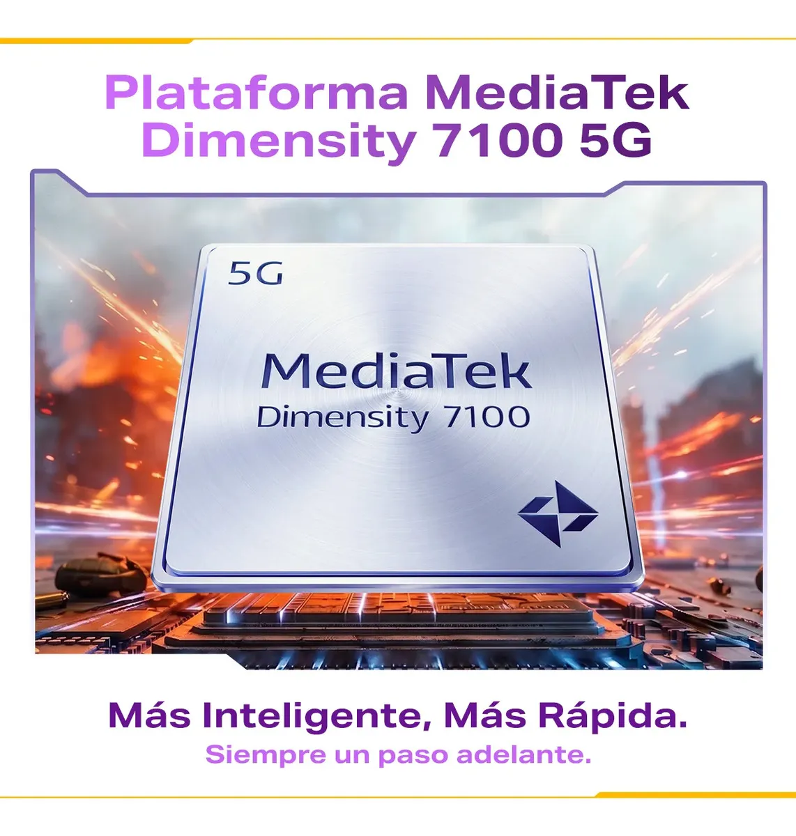 Infinix HOT 70 Pro 8GB+256GB 5G Celular Desbloqueado MediaTek Dimensity 7100 45W+5600mAh NFC Incluye Smartwatch XWATCH H4 | Color Negro