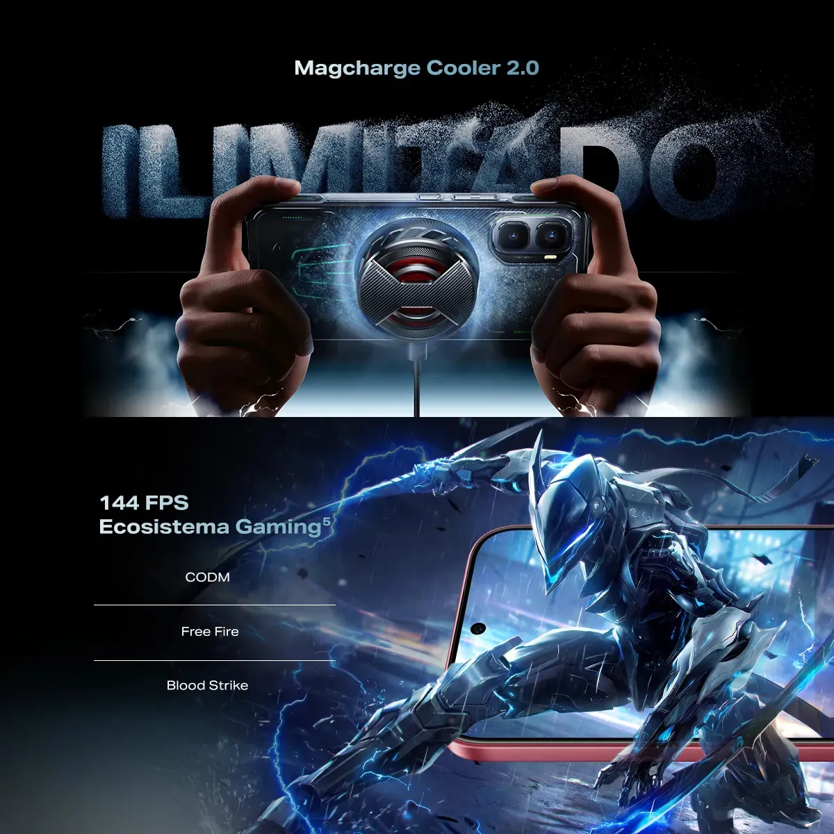  Infinix GT 50 PRO 5G, 12/256gb, Plata Glacial con Gaming Kit, Enfriamiento Líquido Real - Gatillos GT - 144 FPS Ecosistema Gaming Infinix GT 50 PRO 5G, 12/256gb, Plata Glacial con Gaming Kit, Enfriamiento Líquido Real - Gatillos GT - 144 FPS Ecosistema G