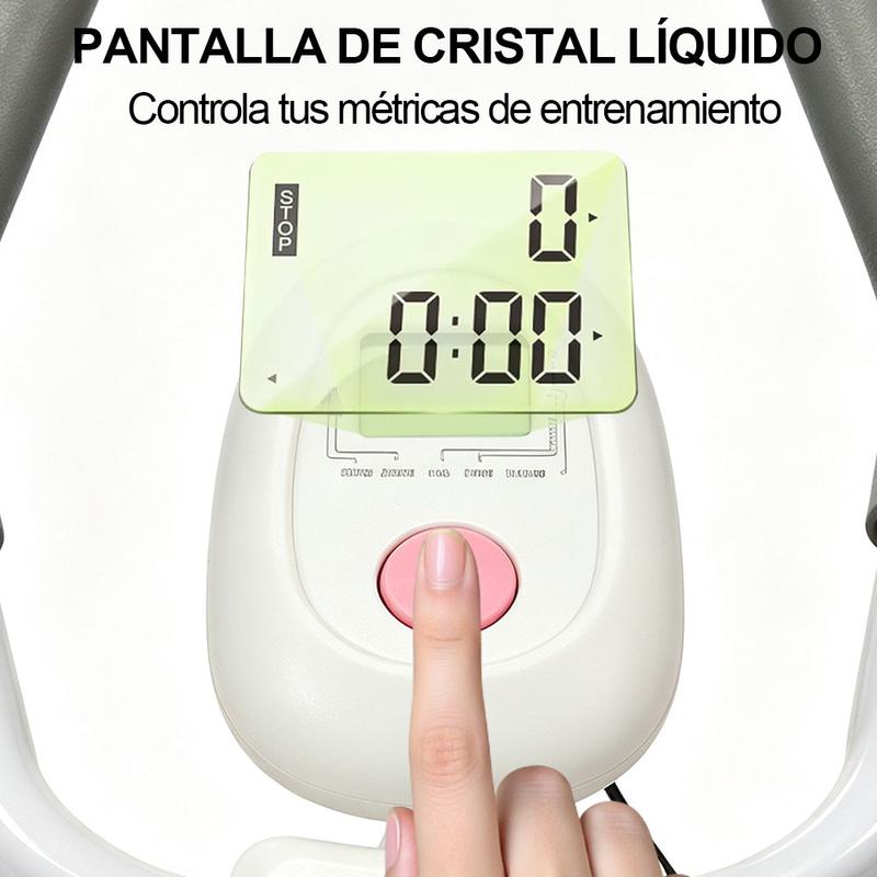Máquina de Ejercicio Abdominal 6 en 1 con Pantalla LCD y Amortiguación Lumbar para Casa, Plegable en 3 Segundos, Carga Máx. 200kg, Ideal para Sobrepeso y Principiantes