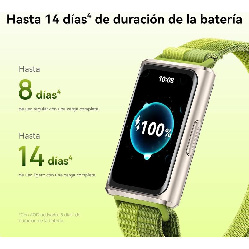HW Band 11 Pro Smartwatch con GPS, Caja de Aleación de Aluminio, Gran Pantalla de 1.62", Frecuencia Cardíaca y SPO₂, Nuevo Monitoreo de Sueño, Bienestar Emocional, Android & iOS, Azul