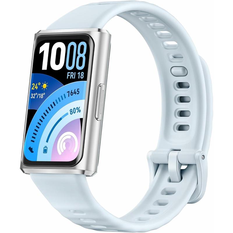 HW Band 11 Pro Smartwatch con GPS, Caja de Aleación de Aluminio, Gran Pantalla de 1.62", Frecuencia Cardíaca y SPO₂, Nuevo Monitoreo de Sueño, Bienestar Emocional, Android & iOS, Azul