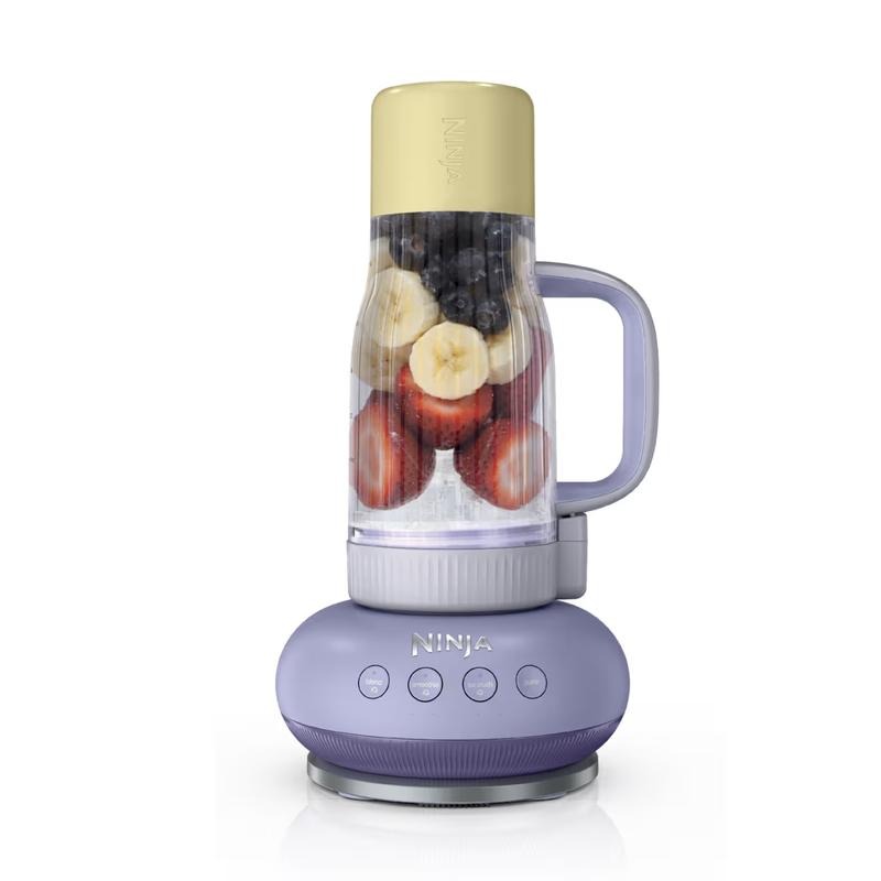 Licuadora Personal Ninja BlendBOSS con Vaso Portátil de 770 mL y Popote Removible, 1200 W, 3 Programas Auto-iQ