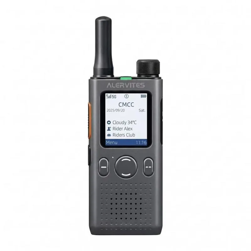 (FABRICADO POR BAOFENG)AT1 Walkie Talkie PoC 4G con app móvil gratuita de por vida. Comunicación privada de larga distancia, control en segundo plano, historial de chat encriptado y alcance de más de 5000 millas. Ideal para trabajo, seguridad, logística, 