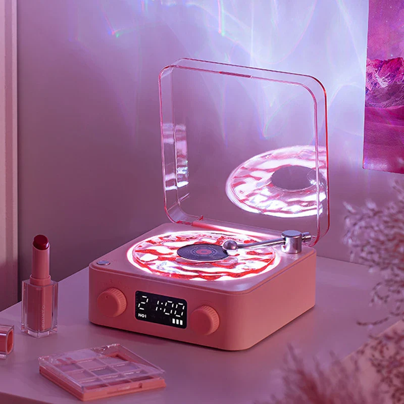 The Waves Vinyl Player with Water Ripple Light