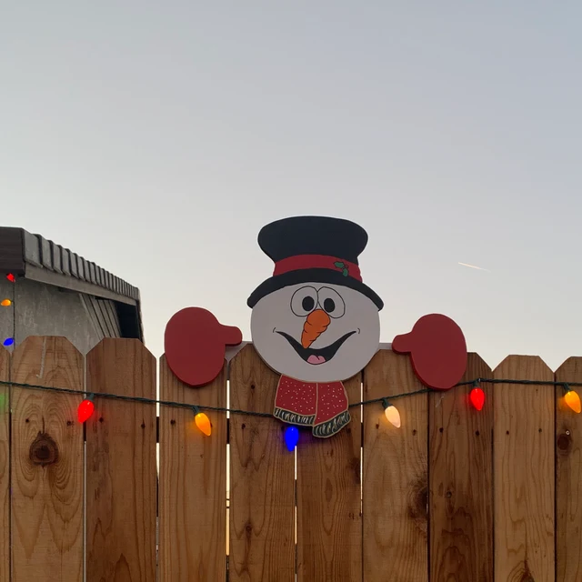 Garden Christmas Decoration Plaque