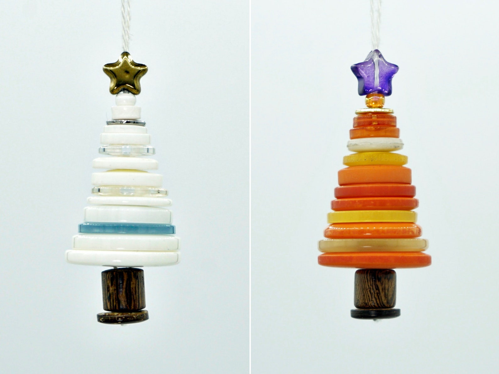 Button Christmas Tree Decoration