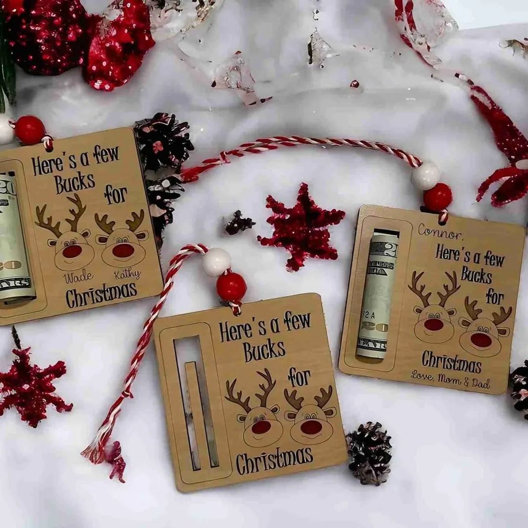 🎄Wooden Money Holder Gift | Christmas Gifts