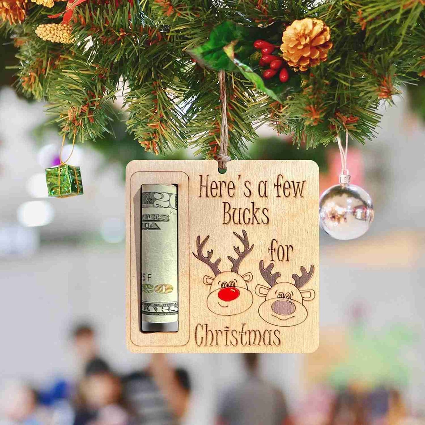 🎄Wooden Money Holder Gift | Christmas Gifts