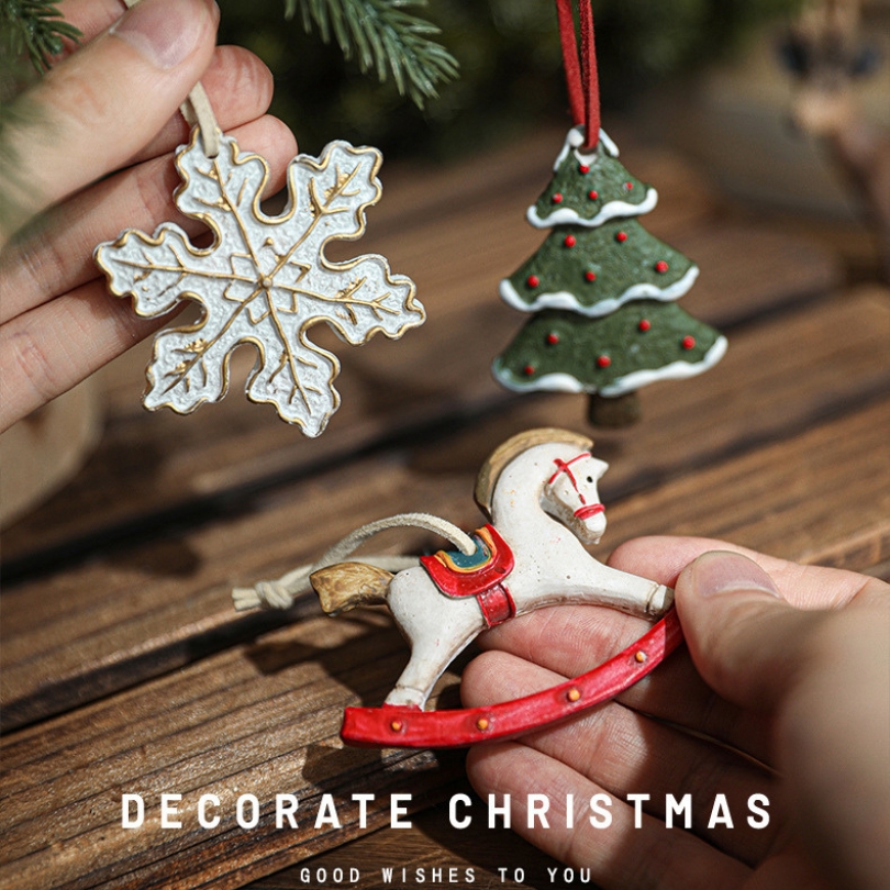 Handmade Vintage Christmas Ornaments | Christmas Gifts | Hand Painted Art