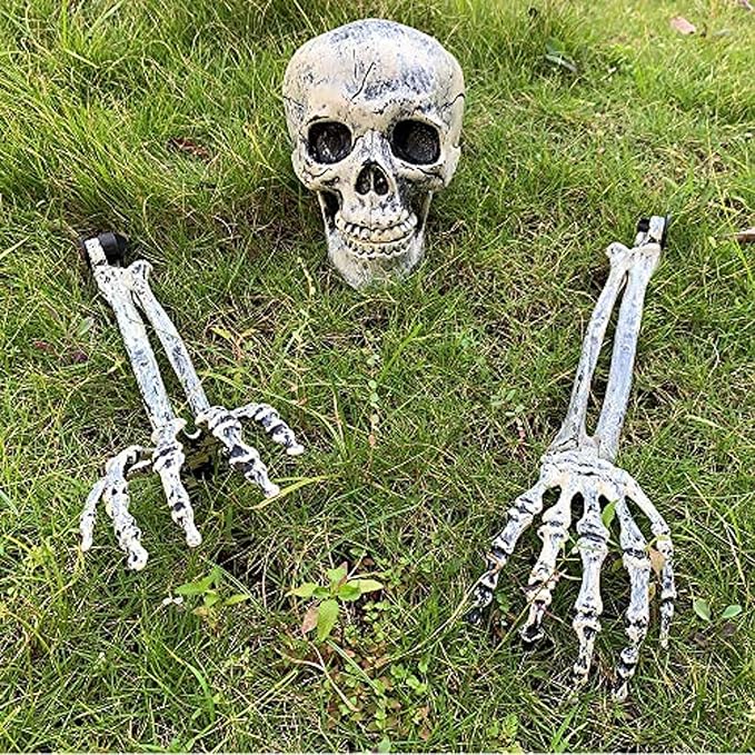 Realistic Skeleton Stakes Halloween Decorations