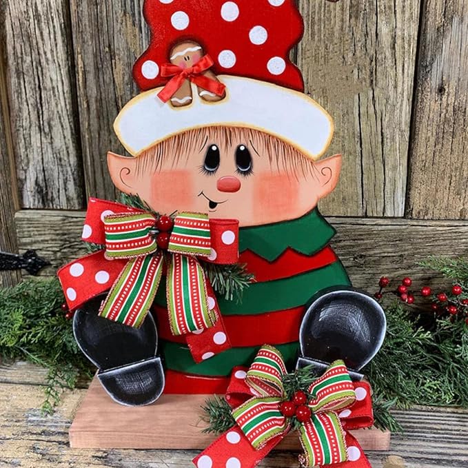 Outdoor Snowman Christmas Decorations, Wood Standing Porch Sign Merry Christmas