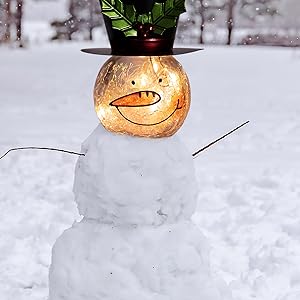 Snowman Solar Lanterns
