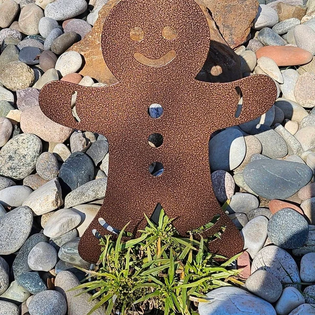 Metal Christmas Garden Stake