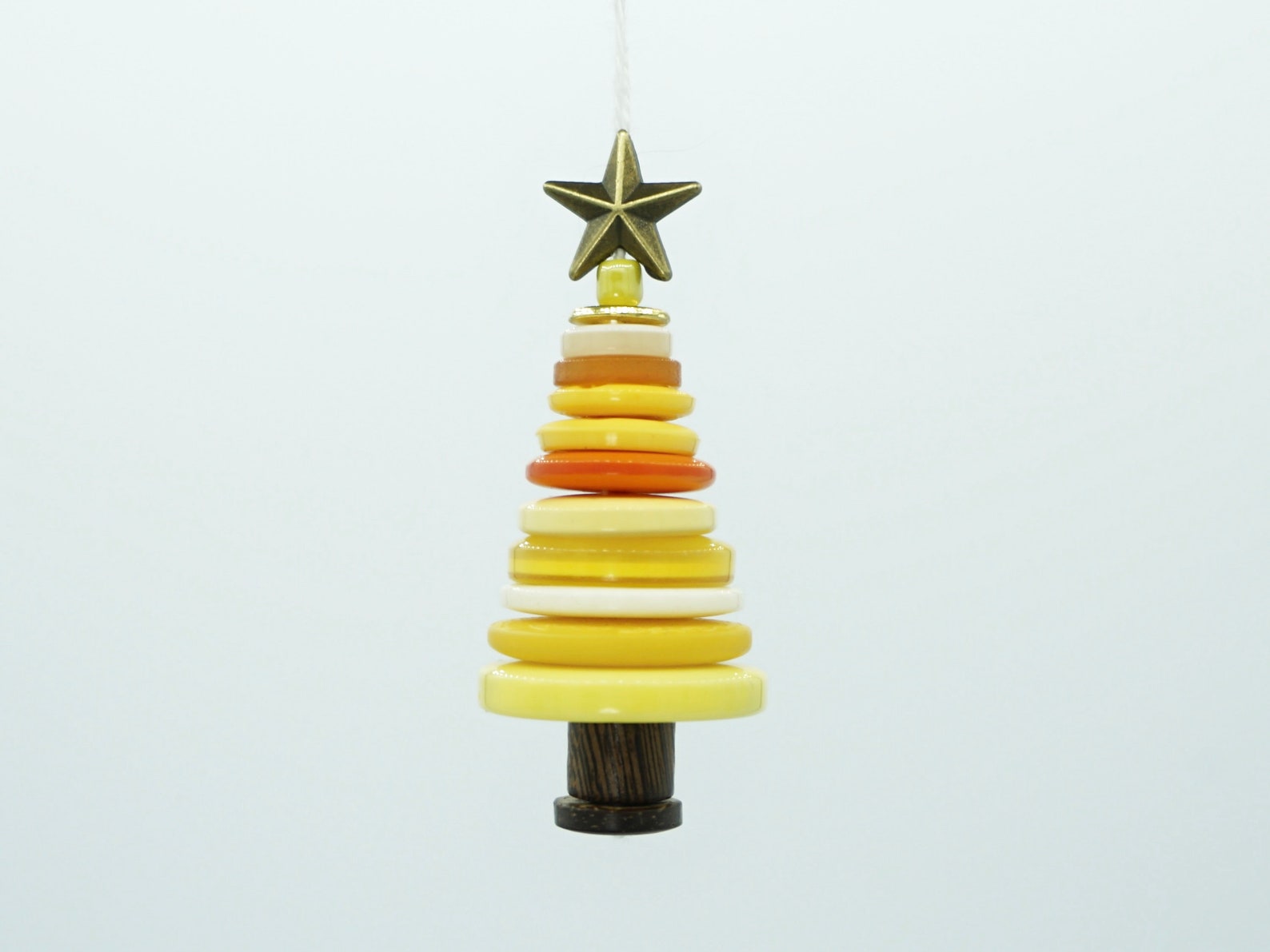 Button Christmas Tree Decoration