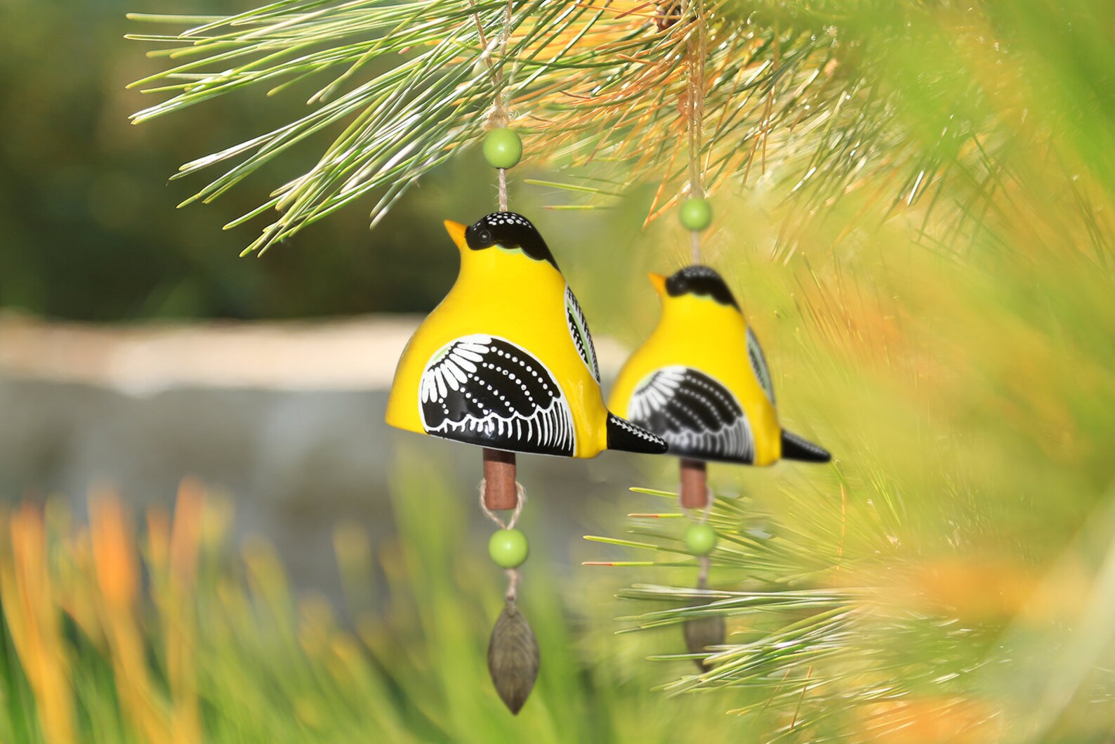 🐦Vintage bird wind chimes
