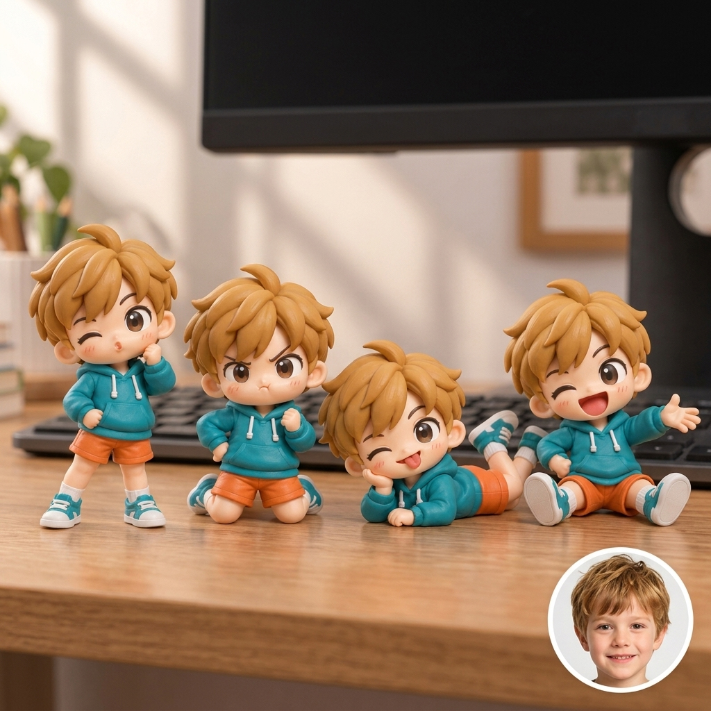 Custom Mini Me Mood Collection – 4 Different Sides of You