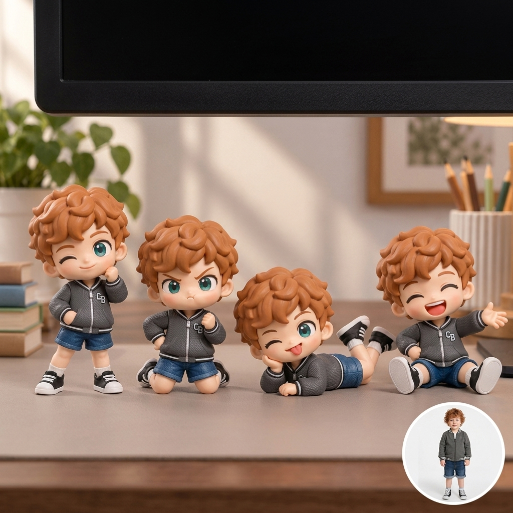 Custom Mini Me Mood Collection – 4 Different Sides of You