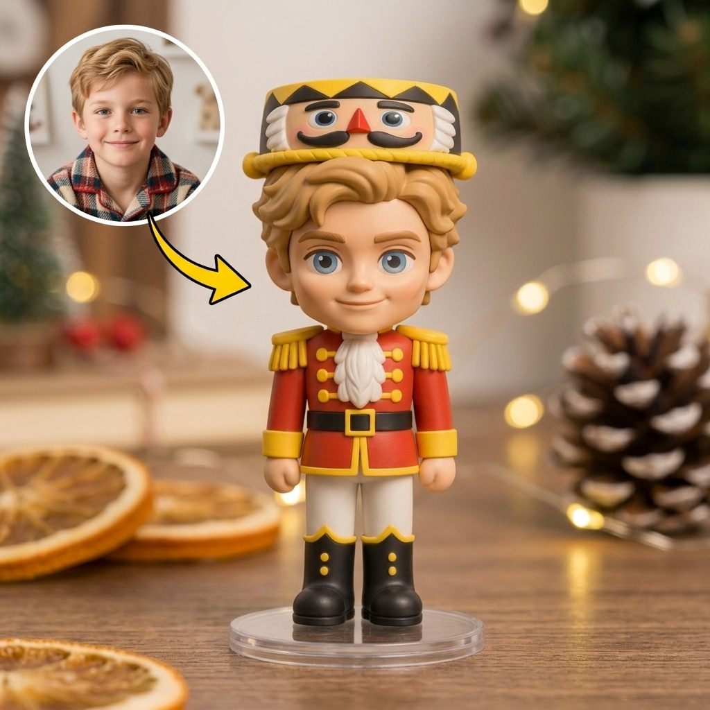 Custom 3D Cartoon Christmas Figurine