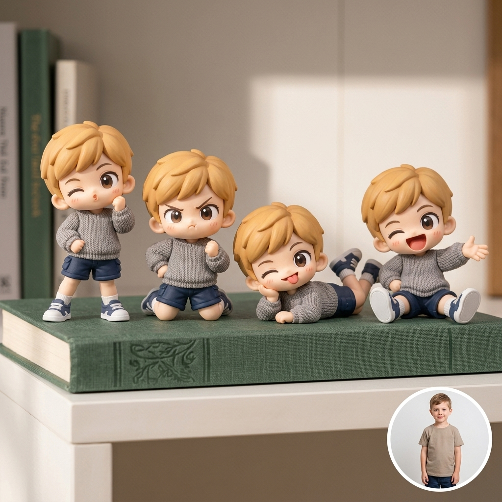 Custom Mini Me Mood Collection – 4 Different Sides of You