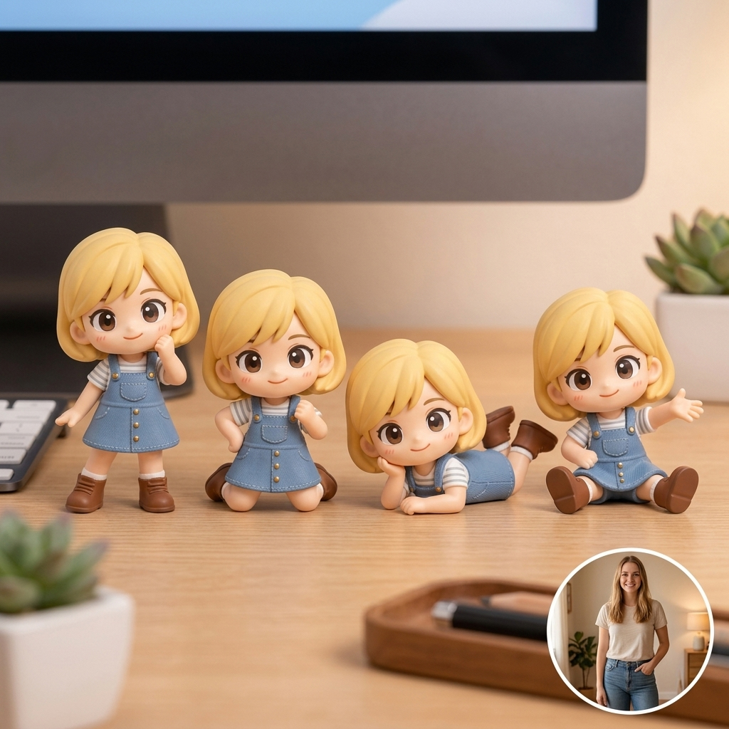 Custom Mini Me Mood Collection – 4 Different Sides of You
