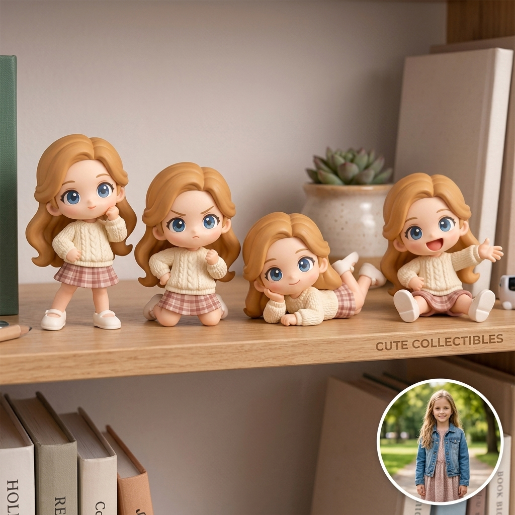 Custom Mini Me Mood Collection – 4 Different Sides of You
