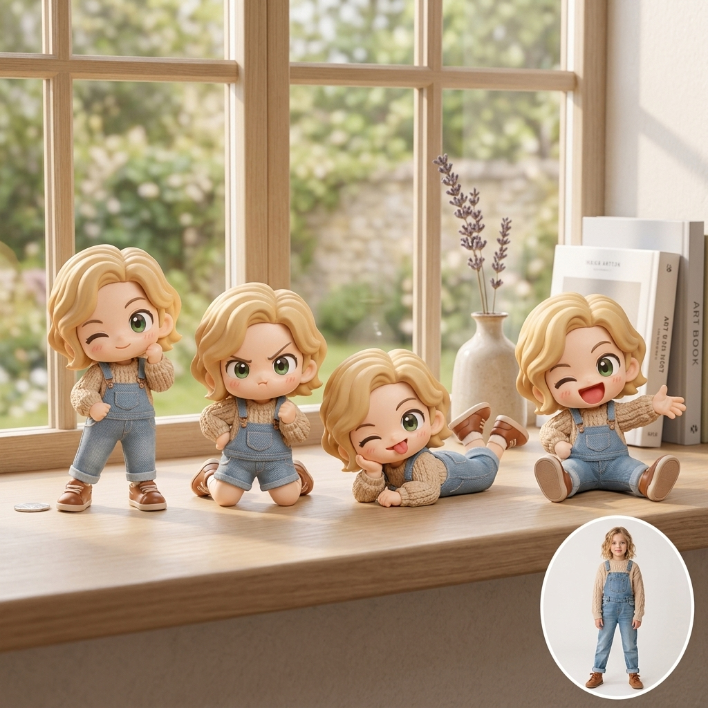 Custom Mini Me Mood Collection – 4 Different Sides of You